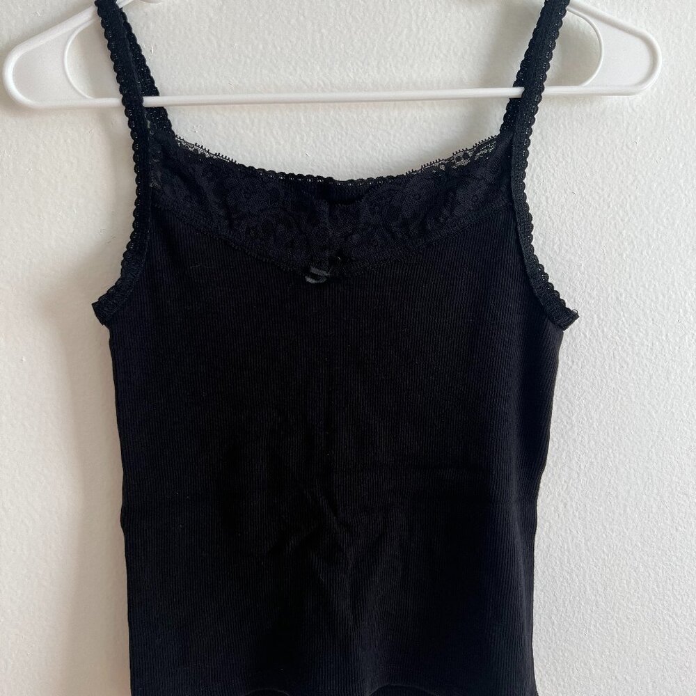 Brandy Melville Black Lace Tank
